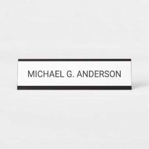 Professional Personalised Name Desk Name Plate