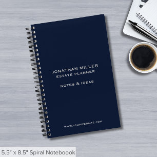 Professional Personalised Notebook