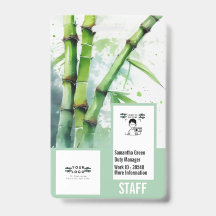 Professional Personalised security photo card