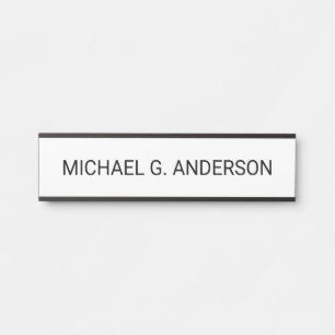 Professional Personalized Name Door Sign