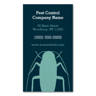Professional Pest Control Services Magnetic Business Card