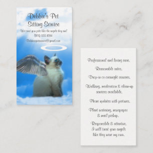 Professional Pet Sitter Fur Babies Business Cards