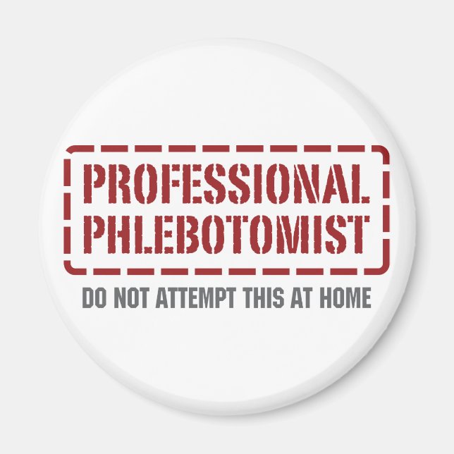 Professional Phlebotomist Magnet (Front)