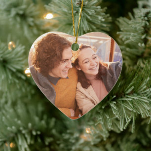 Professional Photo Ceramic Heart Tree Decoration