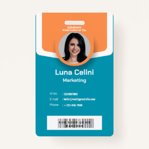 Professional Photo ID Badge - Customise with Logo