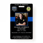 Professional Photo Law Enforcement Police ID Card