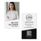 Professional Photo QR Code Company Logo Vertical