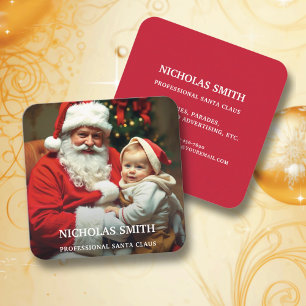 Professional Photo Santa Claus Calling Card