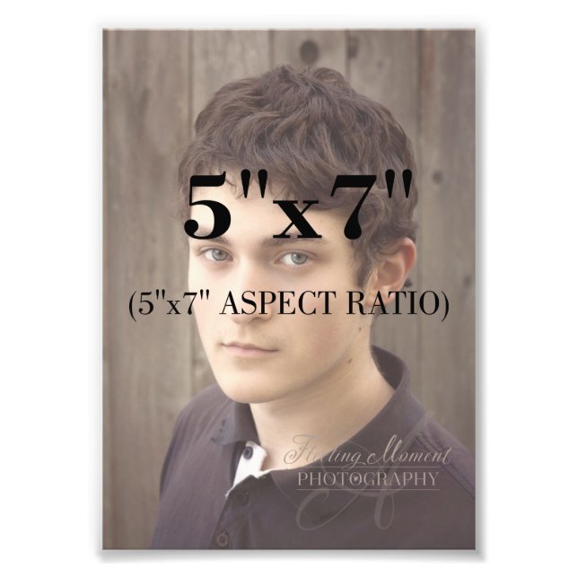 Professional Photo Template 5 x 7 Aspect Ratio Print (Front)