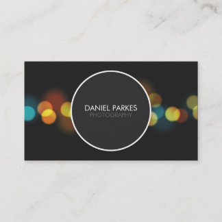 Professional Photographer Business Card
