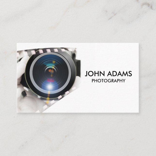 Professional Photographer Business Card (Front)