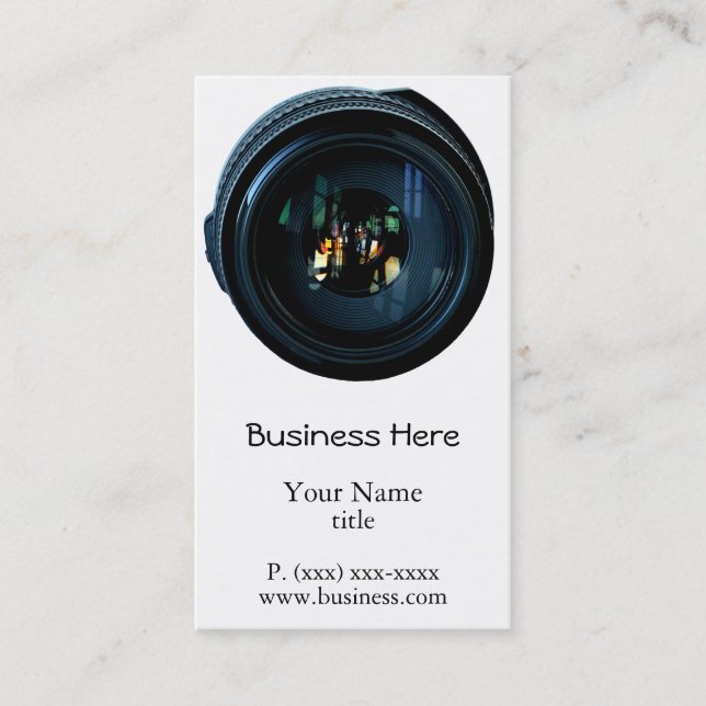 Professional Photographer Business Cards (Front)
