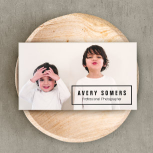 Professional Photographer Photography Photo Card