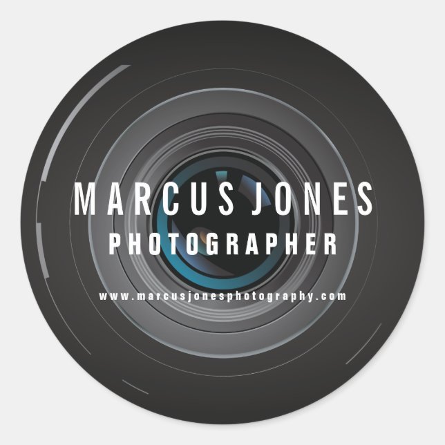 Professional Photographer Stickers (Front)