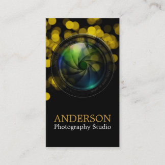 Professional Photographer Vertical Business Card 9