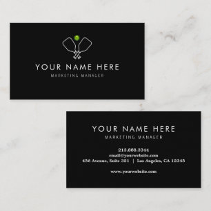 professional Pickleball Business Card