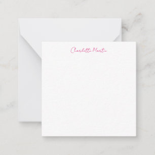 Professional Pink White Manager Consultant Chief Card