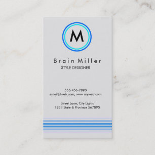 Professional Plain Elegant Modern Simple Business Card