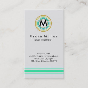 Professional Plain Elegant Modern Simple Business Card