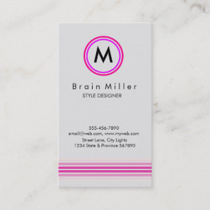 Professional Plain Elegant Modern Simple Business Card