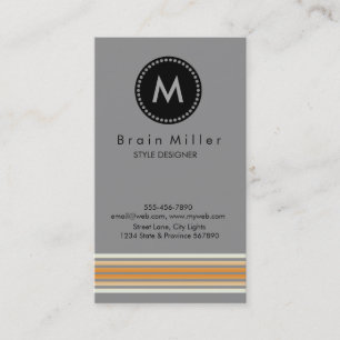 Professional Plain Elegant Modern Simple Business Card