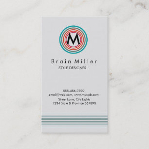 Professional Plain Elegant Modern Simple Business Card