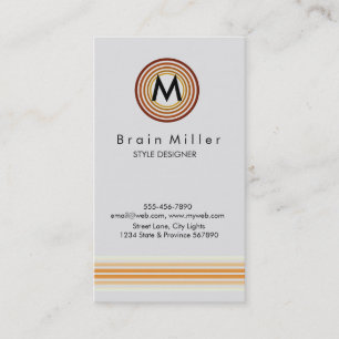 Professional Plain Elegant Modern Simple Business Card