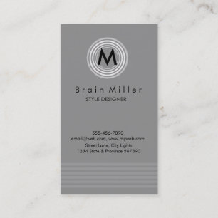 Professional Plain Elegant Modern Simple Business Card