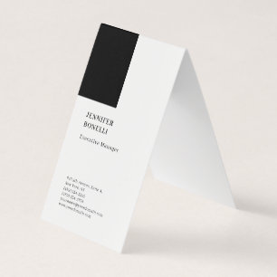 Professional plain minimalist modern trendy business card