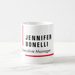 Professional plain minimalist modern trendy coffee mug