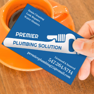 Professional Plumbing Business Card Template