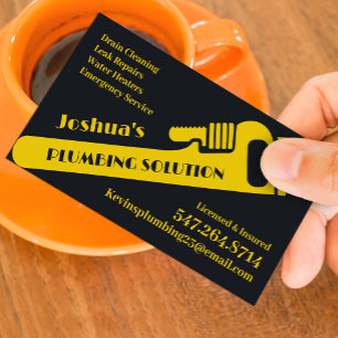 Professional Plumbing Business Card Template