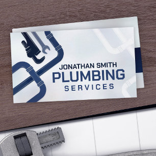 Professional Plumbing Services Business Card