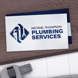 Professional Plumbing Services Business Card