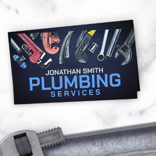 Professional Plumbing Services Business Card