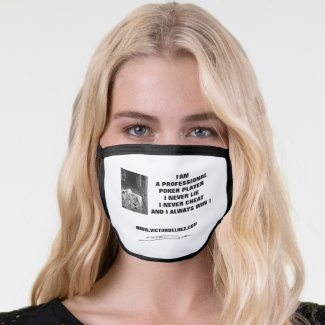 Professional poker player Cloth face mask