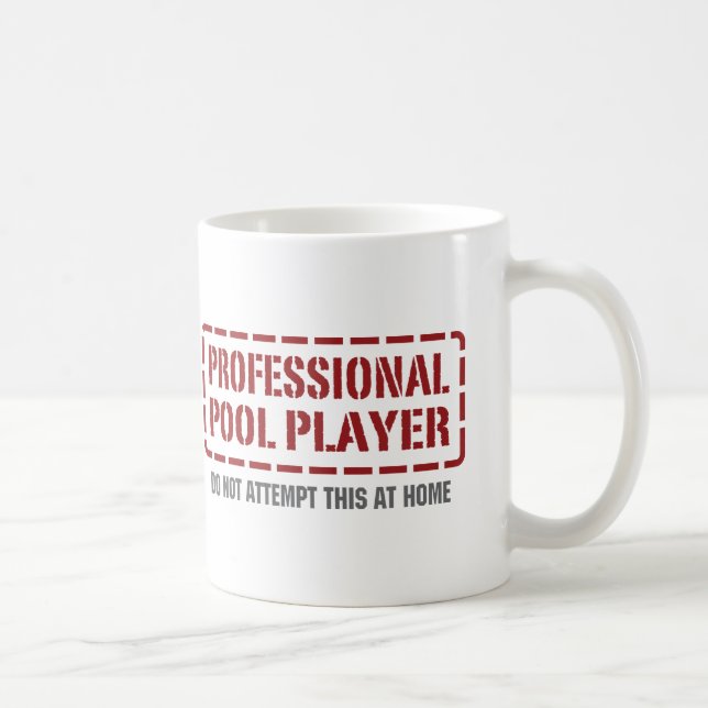 Professional Pool Player Coffee Mug (Right)