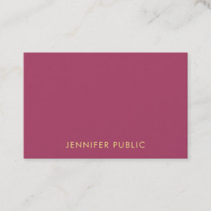Professional Premium Pearl Finish Modern Elegant Business Card