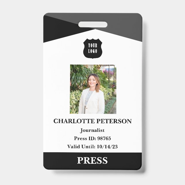 Professional Press ID Badge (Front)