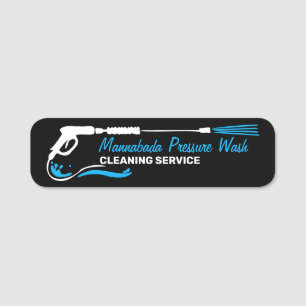 Professional Pressure Washing Power Car Auto Name Tag