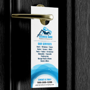 Professional Pressure Washing Power Cleaning  Door Hanger