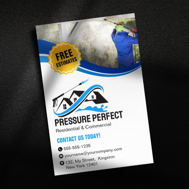 Professional Pressure Washing & Power Cleaning  Flyer (Creator Uploaded)