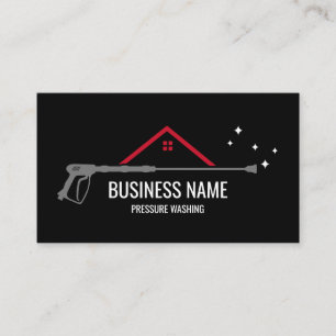 Professional Pressure Washing Power  Masculine  Bu Business Card