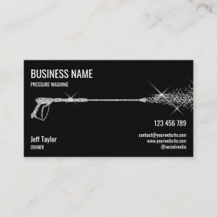 Professional Pressure Washing Power Washing Busine Business Card