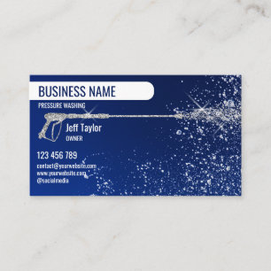 Professional Pressure Washing Power Washing Busine Business Card