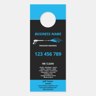 Professional Pressure Washing Power Washing Busine Door Hanger
