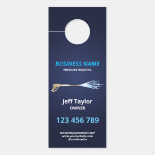 Professional Pressure Washing Power Washing Busine Door Hanger