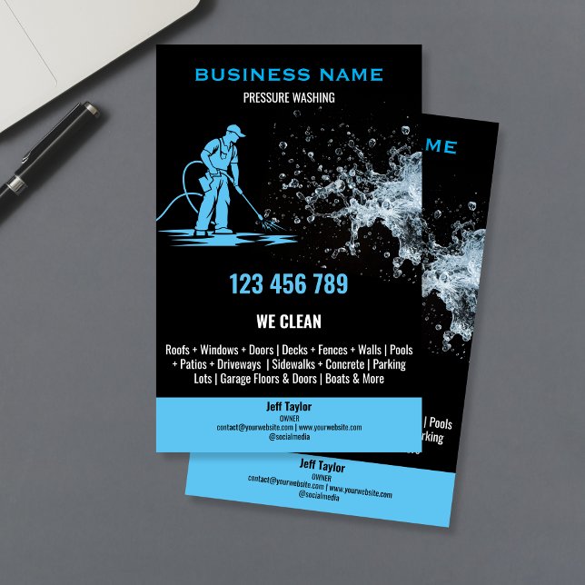 Professional Pressure Washing Power Washing House Flyer (Creator Uploaded)