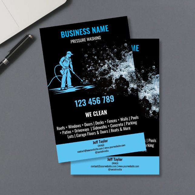 Professional Pressure Washing Power Washing House Flyer (Creator Uploaded)