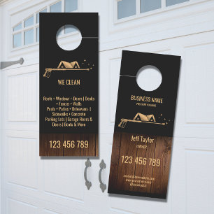 Professional Pressure Washing Power Washing Roof Door Hanger